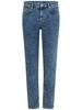 mid-rise slim-fit jeans