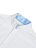 cotton band-collar shirt