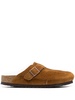 'Boston' Camel Brown Shearling Sabot Woman Birkenstock