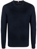 crew-neck fine-knit jumper