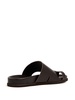 round-toe leather sandals