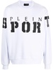 LS logo-print cotton sweatshirt