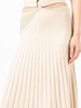 arabella compact ribbed-knit skirt