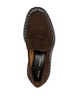 lug-sole platform leather loafers