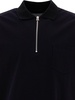 zip-up polo shirt