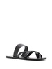 Jason cross-strap leather sandals