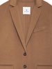 Quinn notched-lapels coat