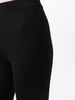 ribbed-knit trousers