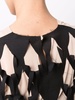 cut-out detail sleeveless blouse