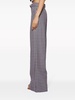 checked wide-leg trousers 