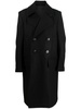 double-breasted wide-lapel coat