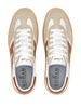 Cool panelled leather sneakers