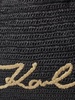 Signature raffia beach bag