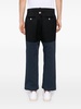 blue Unconstructed Combo straight-leg trousers