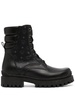 Visetos leather lace-up boots