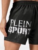 spray logo print swim shorts