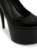 150mm patent leather stiletto pumps