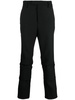 panelled slim-fit trousers