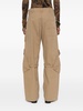 straight cotton cargo trousers