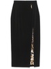 slit-detailed midi skirt