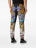 tattoo-print drawstring track pants