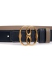 reversible leather belt