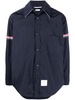 RWB Stripe logo-patch shirt jacket