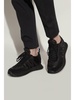 MONCLER Pacey Black Suede Sneakers