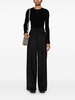 pinstripe-pattern trousers