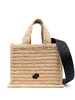 small JP raffia tote bag