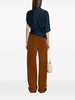 wide-leg corduroy trousers