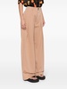 high-waist palazzo trousers