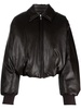 coated bomber jacket