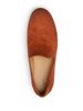 round-toe suede loafers