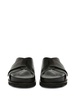 slip-on leather slides