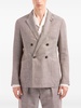 interwoven virgin wool-blend blazer