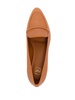 pointed-toe leather loafers