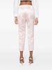 duchess-satin cropped trousers