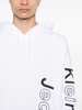 logo-embroidered cotton hoodie