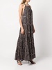 Galya geometric-print maxi dress