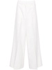 high-waist palazzo trousers