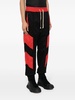 Orb-embroidery cotton track pants