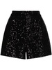 sequin-embellished shorts