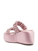 Aiko 80mm satin sandals