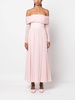 Georgette fully-pleated dress