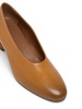 round-toe 50mm leather pumps