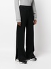 wide-leg cotton-jersey trousers