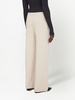 stretch-fit wide-leg trousers