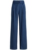 Evan striped wide-leg jeans