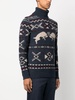 fair isle-knit wool jumper